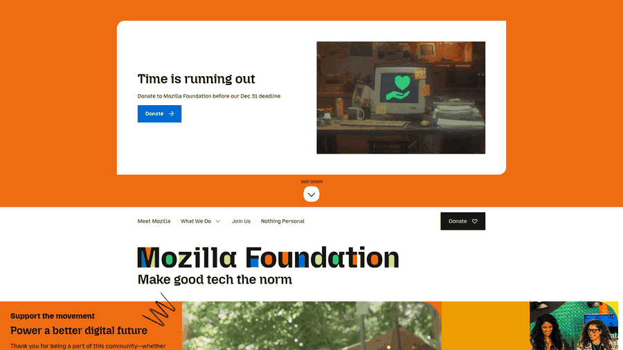 Mozilla Foundation fundraising infrastructure case study